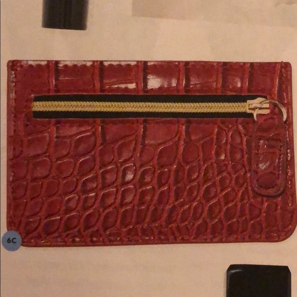 B-Low the Belt croc Card Case - New - Picture 2 of 3